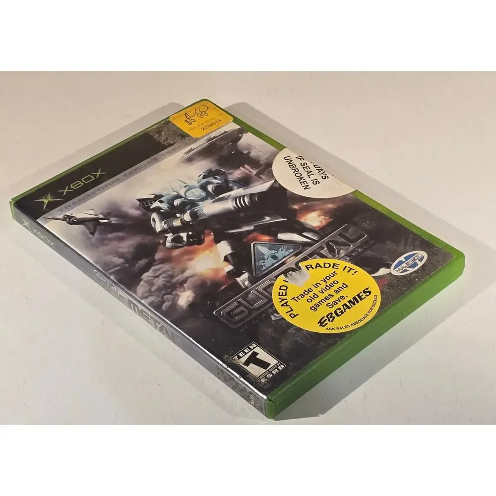 Gun Metal Xbox Game CIB Complete In Box
